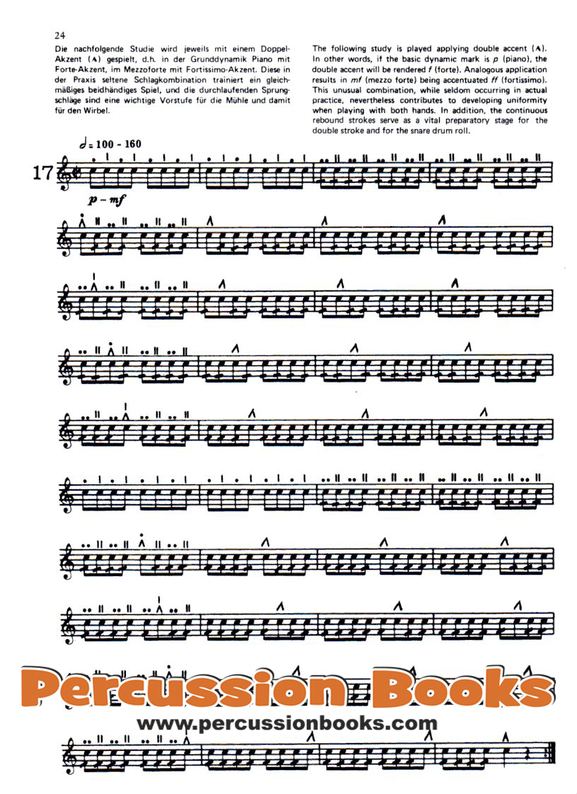 Studies for Snare Drum 3 Sample 3